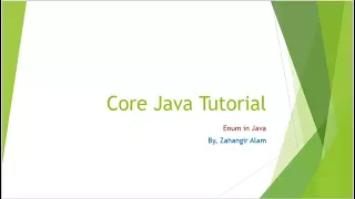 29 Core Java - Enum in java with live coading Bangla tutorial