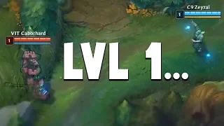 Here's ADVANCED LVL 1 Strategy in Worlds That's Amazing To Watch... | Funny LoL Series #431