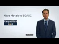 Kitco Metals vs BGASC