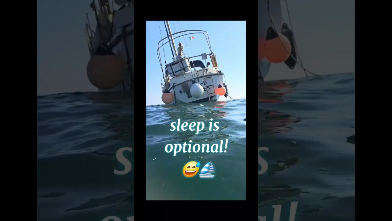Are we sleeping tonight? 😅⛵️#liveaboard #sailing #boatlife #yacht #offgrid #sailinglife