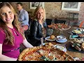 Heather Baker and Carmen Rose visit Deluca s Pizza in Hot Springs