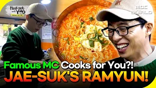 [K-STAR] Yoo Jae-suk Came for Ramyun… Then Had to RUN the Restaurant?! 🍜 #YooJaeSuk #ramyun