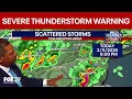 Weather Authority scattered storms tonight