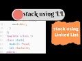 what is stack Stack implementation using Linked List Hindi