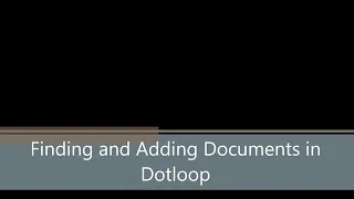 How to Add Documents to the Placeholders in Dotloop