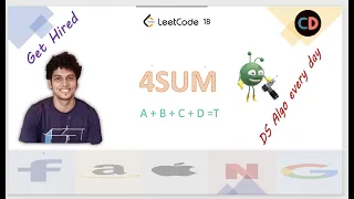 4SUM Leetcode 18 Live coding session