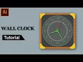How to Design a Wall Clock in Adobe Illustrator - Adobe Illustrator Tutorial
