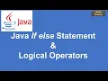 13 Java Tutorial Java If Else Statement and Logical Operators Zest Prime