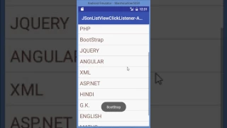 Android ListView with setOnItemClickListener
