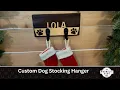 Custom Dog Stocking Hanger Dog Christmas Stocking Hangers Personalized Pet Stockings Wall Hanger