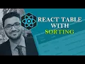 React Table Sorting