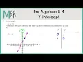 PreAlgebra 8-4 Y-Intercept