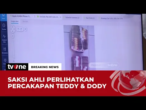 Gambar Gepokan Uang, JPU Minta Ahli Tampilkan Percakapan Teddy-Dody