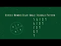 57 Number Right Angle Triangle Pattern without any pre-defined method using while loop in Python