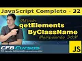Aprenda o Metodo getElementsByClassName Manipulando DOM - Curso de Javascript Moderno