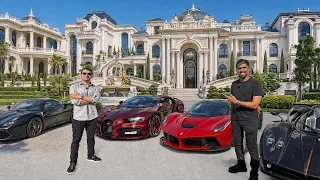 25 year old Billionaire Kid in Pakistan $100,000,000 Secret Car Garage !!!