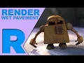 How Do I Render Wet Pavement Renderman Maya