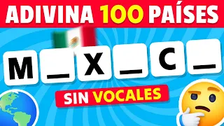 🚩 Adivina el País sin Vocales 🌎 Quiz de Geografía