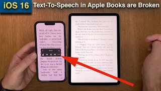 Text To Speech Is Broken In Apple Books With IOS 16 On IPhone 