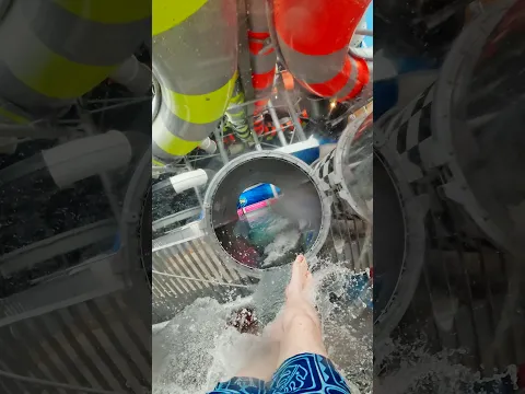 STEEL Racer Water Slide in Germany #shorts