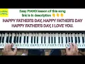 I love my daddy | piano instrumental | Happy father's day song 2021 |