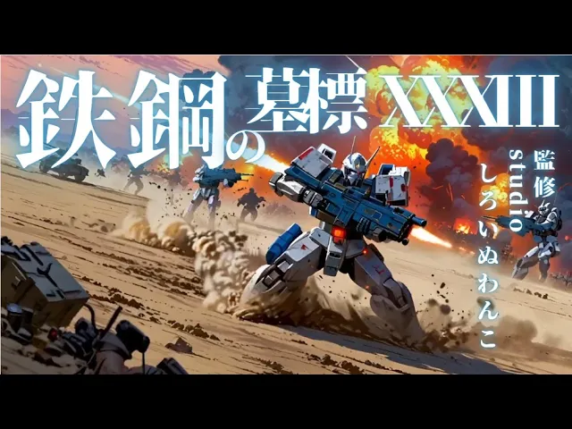 鉄鋼の墓標 ― 砂漠に埋められた作戦命令 照り返す陽炎の中で、兵士らは進む。モビルスーツの残骸、水も弾も尽きかけても