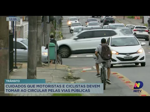 Cuidados que motoristas e ciclistas devem tomar ao circular pelas vias públicas