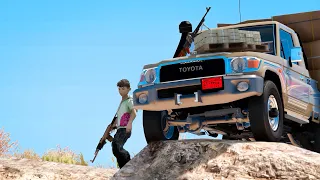 أصغر سائق شاص يتورط مع مهربين و عصابات ليتحول من طفل الى مهرب كبير الجزء الأول كامل GTA V 