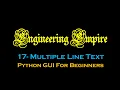 17 - Multi Line text in tkinter