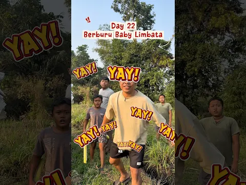 day 22 berburu baby limbata, tempat dapetnya agak aneh nih tapi lumayanlah #bosbosqu #kontenlucu