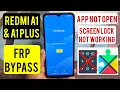 Download Lagu Redmi A1, A1+ (220733SG) Frp Bypass/Google Account Remove | App Not Open, Set Screen Lock Not work