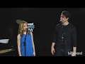 In a crowd of thousands - Christy Altomare and Derek Klena
