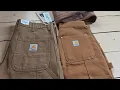 Carhartt Workwear vs Carhartt WIP Double Knee Pants