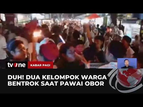Pawai Obor Sambut Tahun Baru Islam Diwarnai Bentrok