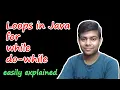 Loops in Java for while do-while Iterative Statements ICSE Computer