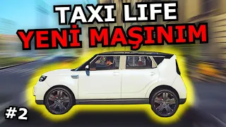 YENİ MAŞIN ALDIM PUL QAZANDIM [Taxi Life Simulator] #2 Azərbaycanca