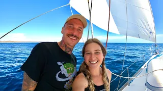 Two SAILBOATS RACING to Ascension Bay! Ep 42