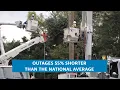 We work hard to get your lights back on quickly