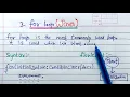 for loop in Java Hindi Learn Coding