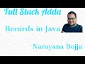 Records in java Java latest features Full Stack Adda Narayana Bojja