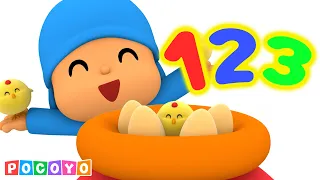 Count the EGGS! Let's Learn Numbers Together 🔢💕 | Nursery Rhymes & Baby Songs - Pocoyo