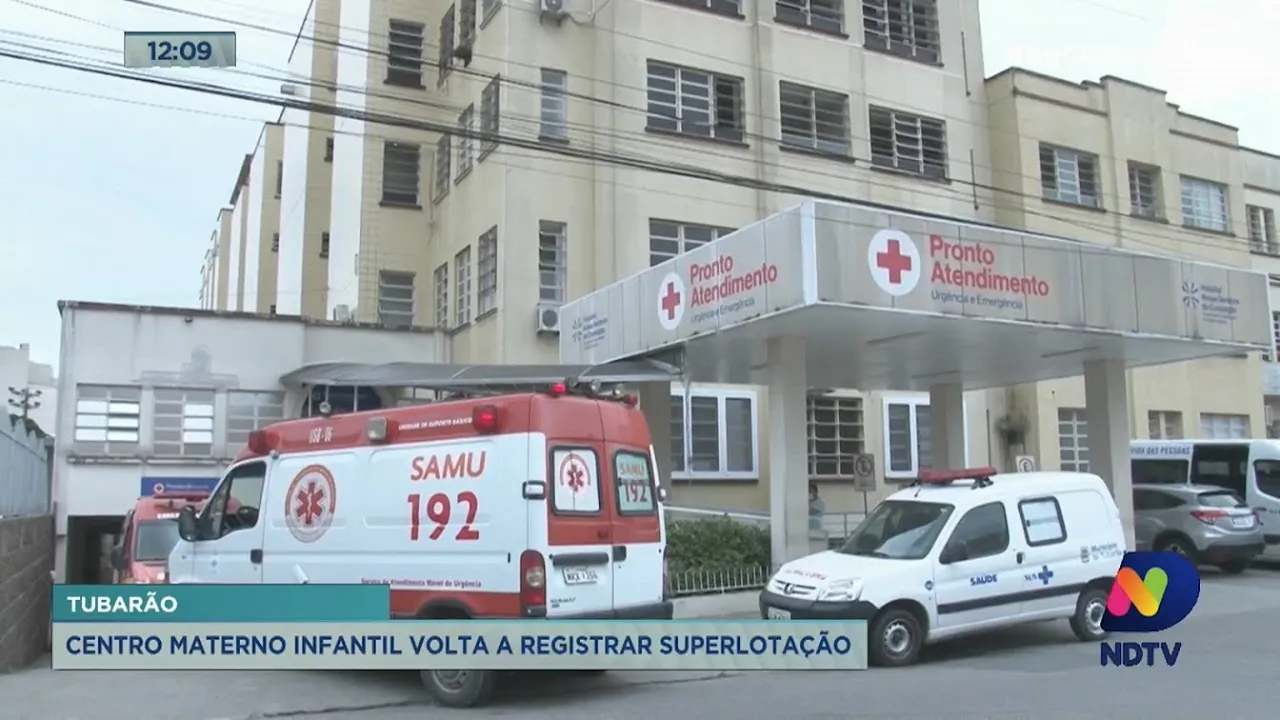 Centro Materno Infantil do Hospital de Tubarão volta a registrar superlotação