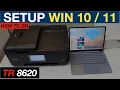 Canon Pixma TR8620 Setup Windows 10 11 Laptop or Computer Review