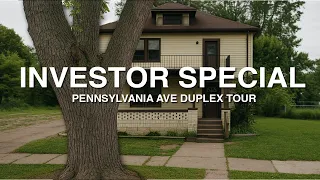 Flint Michigan Duplex Tour Investor Special Just East of Downtown