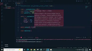 Customtkinter Entry CTkEntry