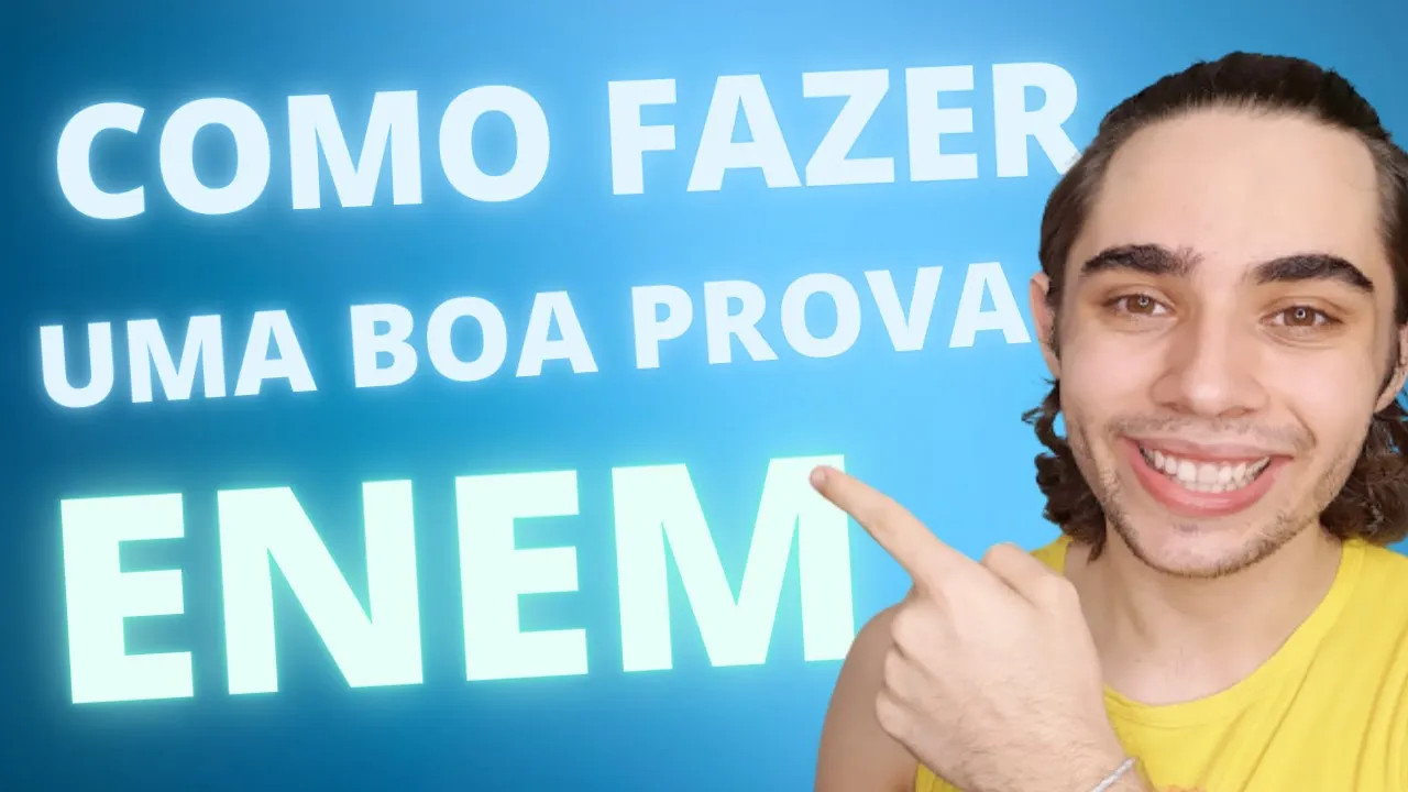 DICAS para fazer uma BOA PROVA no ENEM