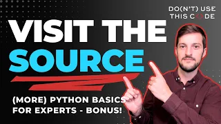 You Have to Find the Source Inside Python Part 1