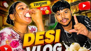 🔥 देसी अंदाज़ में रसगुल्ले की मस्ती 😍🍥 | Full Desi Vlog DesiMasti #Rasgulla #IndianVlog #ViralVlog