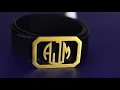 Custom 3 Letters Belt Buckle