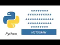 Program to create histogram from a given list of integers in Python